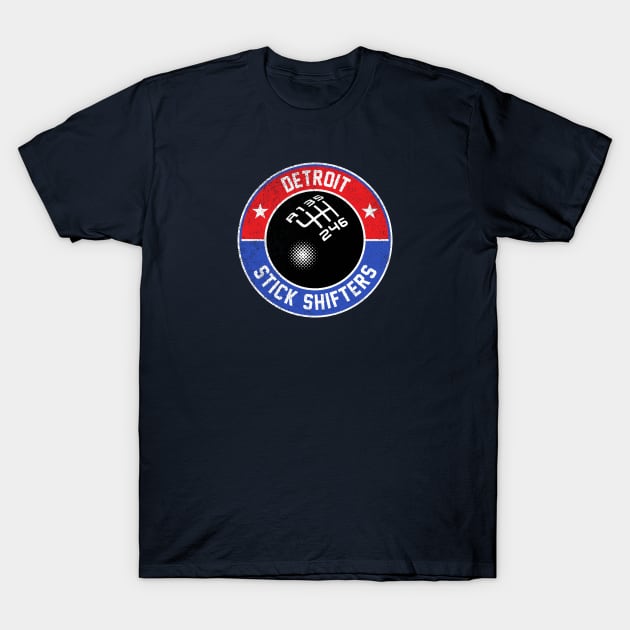 Detroit Stick Shifters T-Shirt by marcovhv